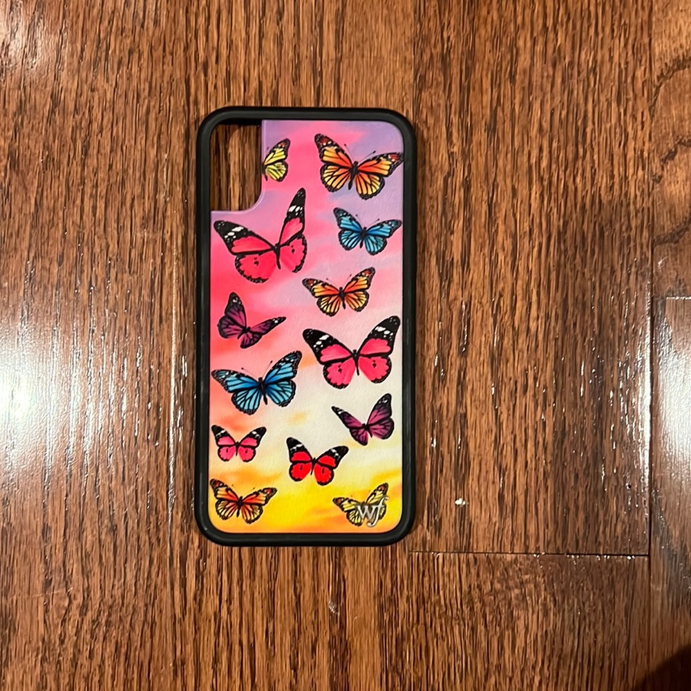 Wildflower iPhone X/Xs butterfly case